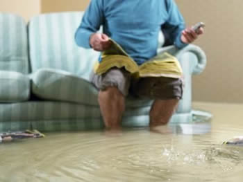 flooded basement